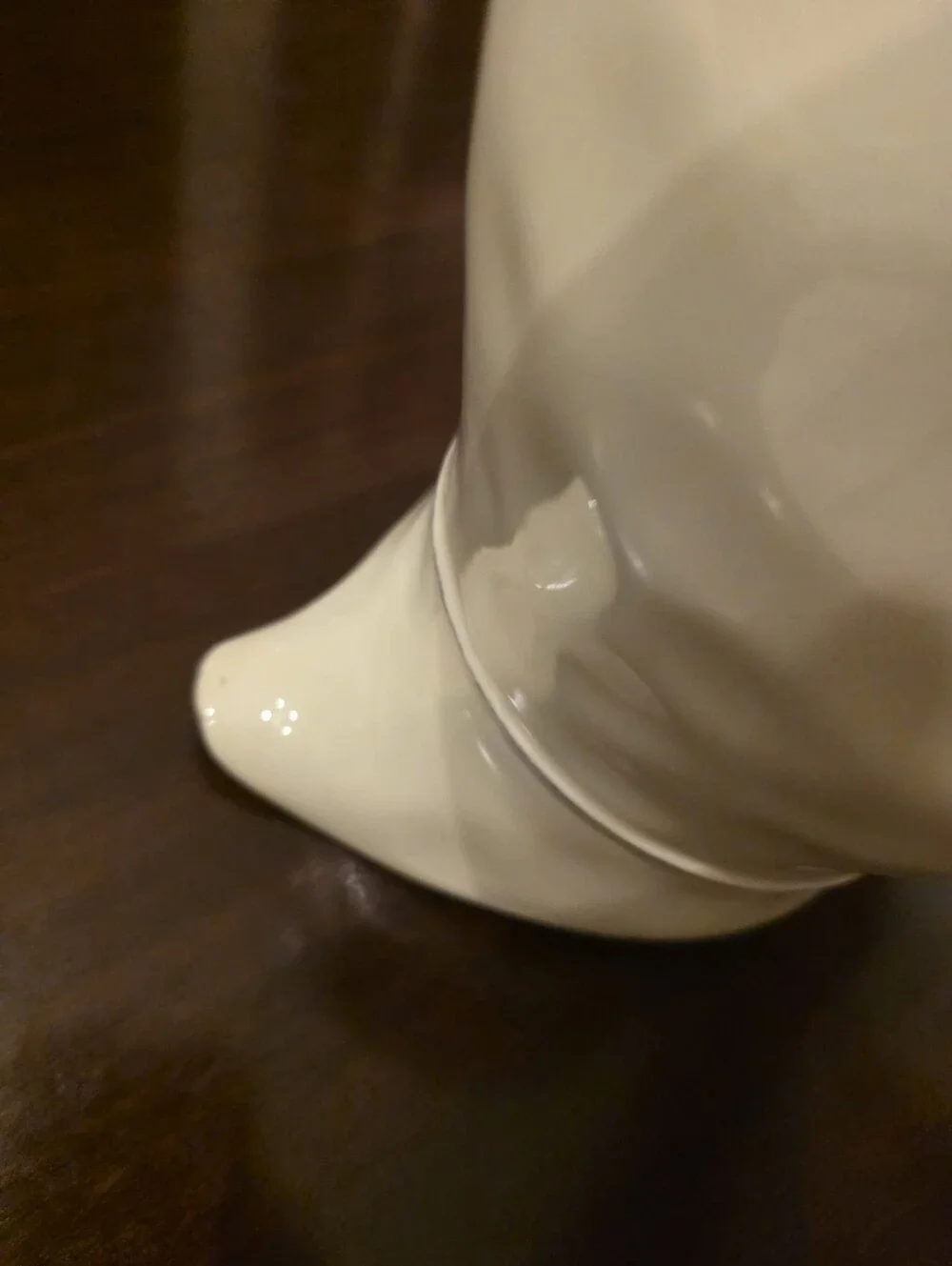 Pier 1 Martillo Creme Brulee Ceramic Pitcher with Subtle Textured Finish